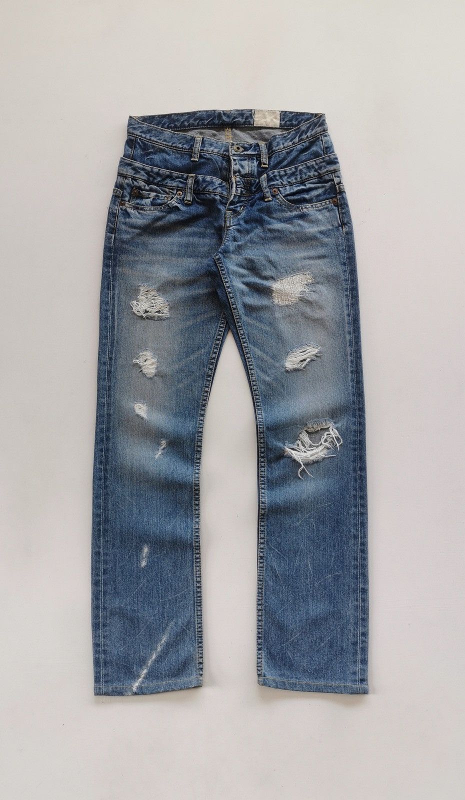 Japanese Brand Antgauge Japan Double Waist Denim Jeans Size US 28 / EU 44 - 3 Thumbnail