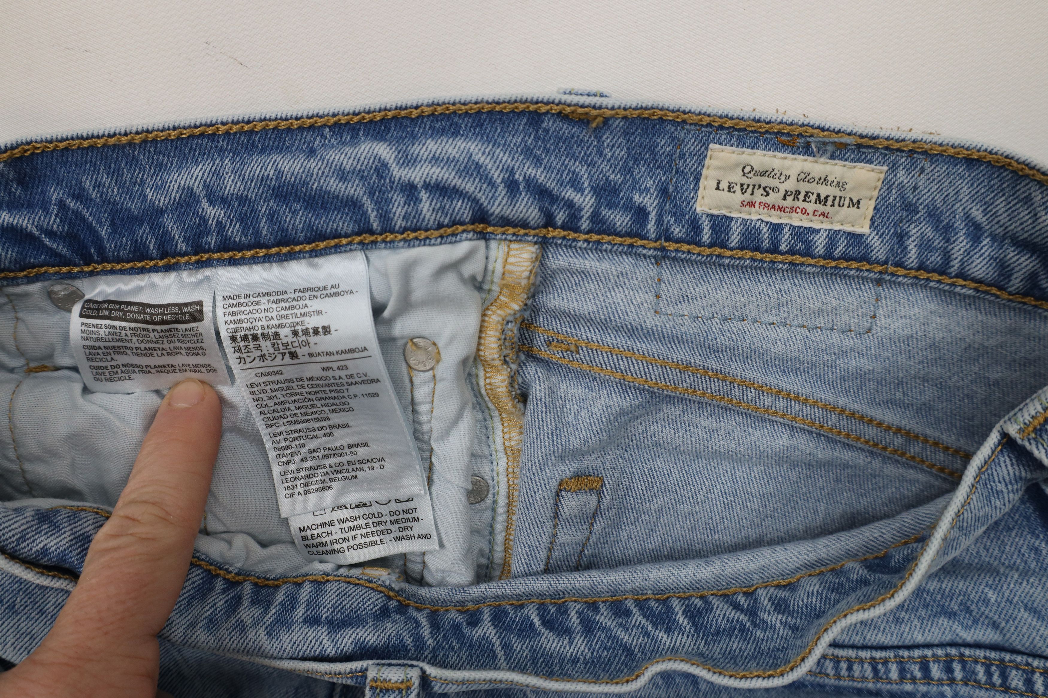 Levi's × Vintage Vintage Y2K Levis 501xx Fly Premium Original Fit Denim Jeans Size 27" / US 4 / IT 40 - 6 Thumbnail
