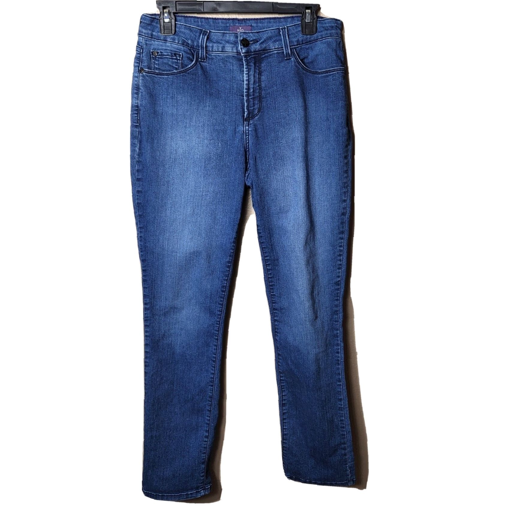 NYDJ VINTAGE NYDJ High Rise Skinny Straight Jeans-Size 8 Size 30" / US 8 / IT 44 - 2 Thumbnail