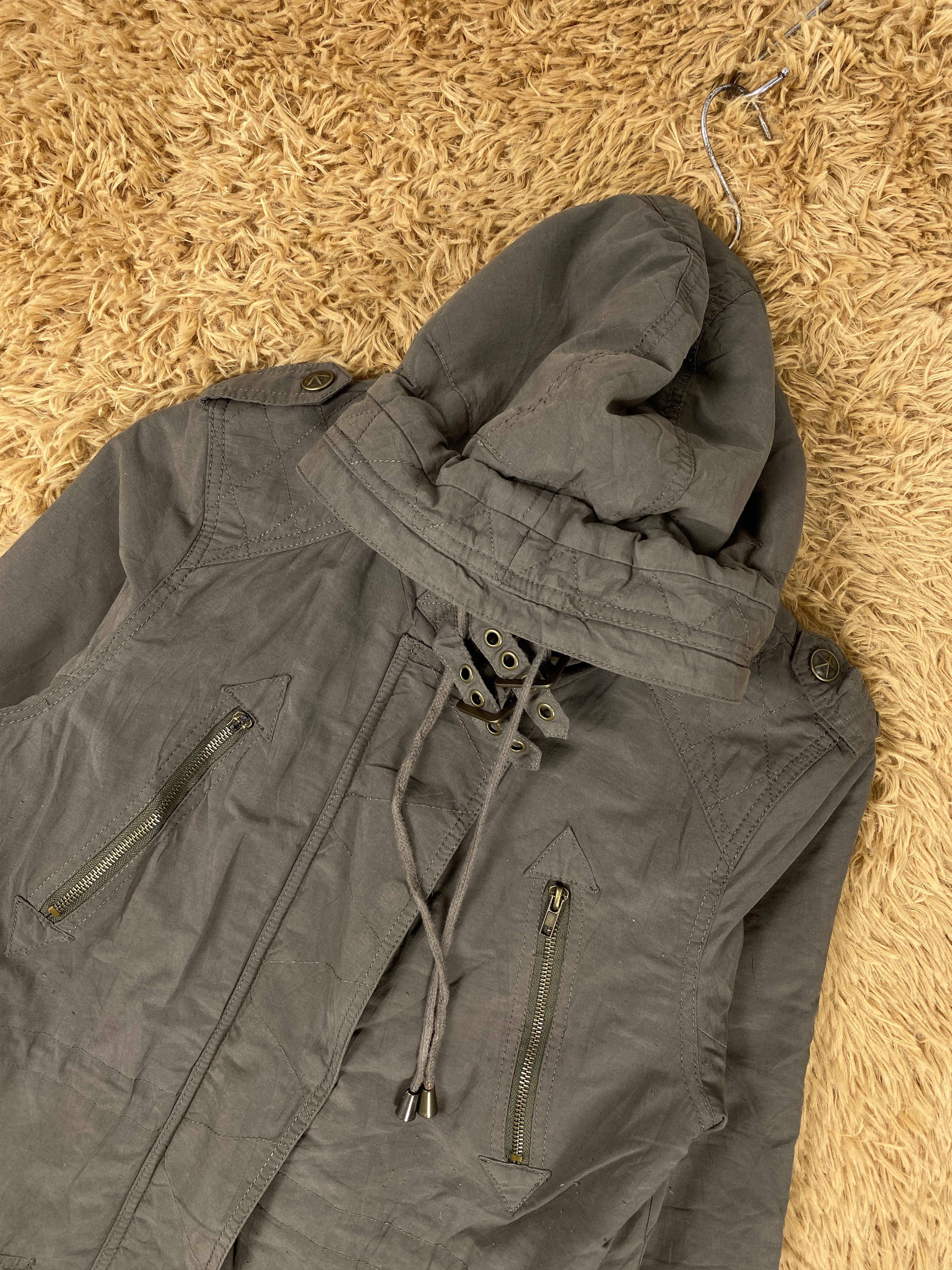 Japanese Brand Vintage Japanese Brand Hoodie Sherpa Lining Parkas J2191 Size US S / EU 44-46 / 1 - 2 Thumbnail