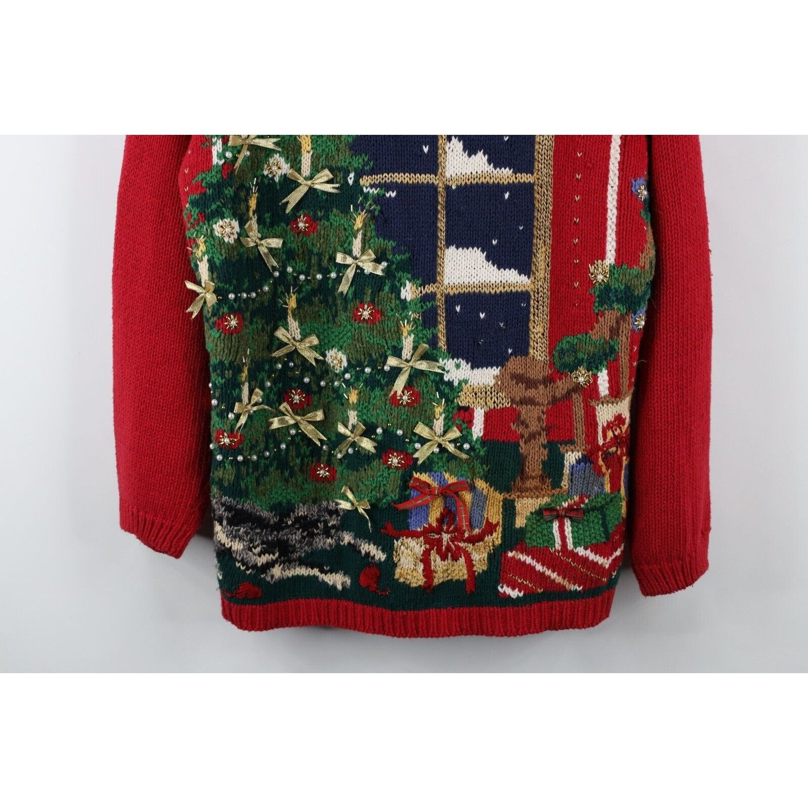 Vintage Vintage 90s Streetwear Heavyweight Christmas Sweater Size XL / US 12-14 / IT 48-50 - 3 Thumbnail