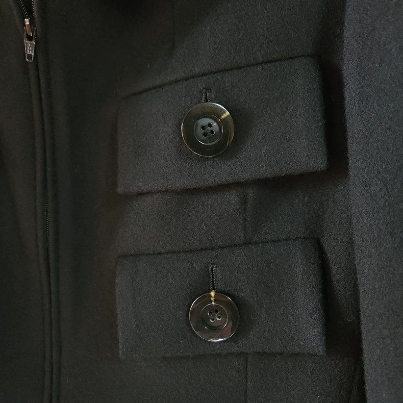 Yohji Yamamoto Yohji Yamamoto 2005AW Show Multi-Pocket Wool Zip Jacket Size US L / EU 52-54 / 3 - 5 Thumbnail