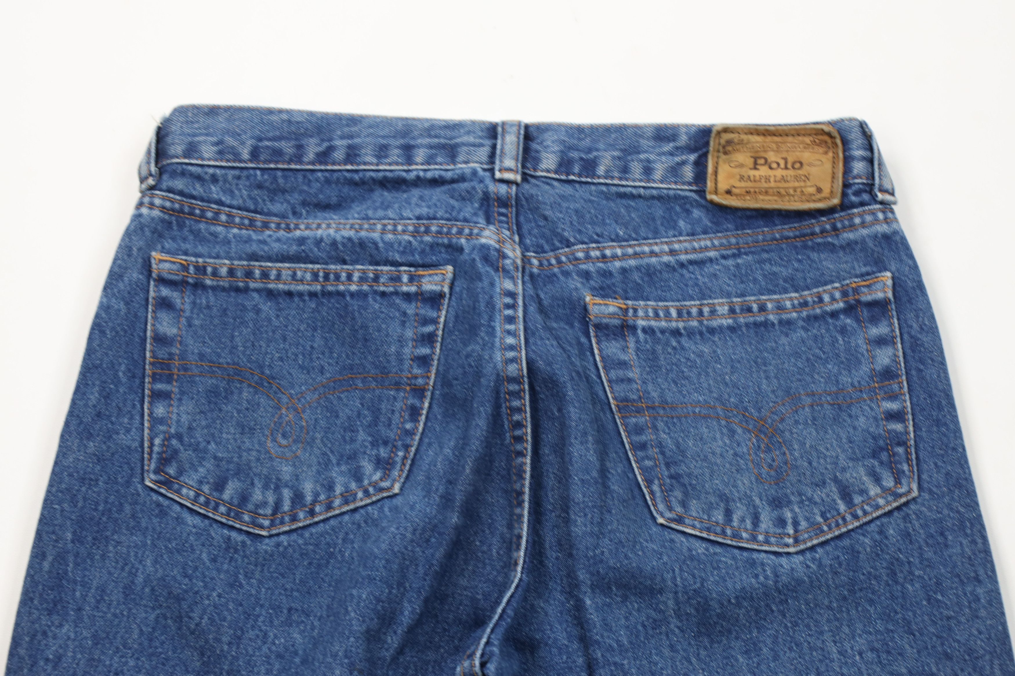 Ralph Lauren Vintage 90s Ralph Lauren Straight Leg Denim Jeans Blue USA Size US 32 / EU 48 - 11 Thumbnail