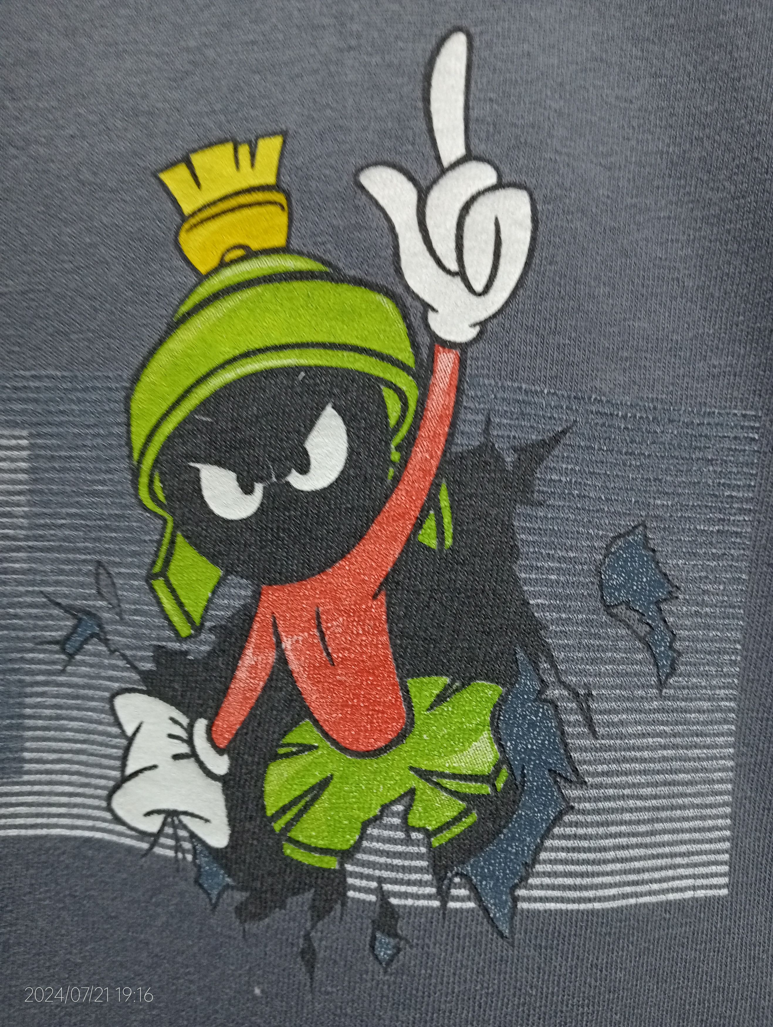 Vintage × Warner Bros Vintage '90s Single Stitch Warner Bros Marvin Tee USA. Size US L / EU 52-54 / 3 - 4 Thumbnail