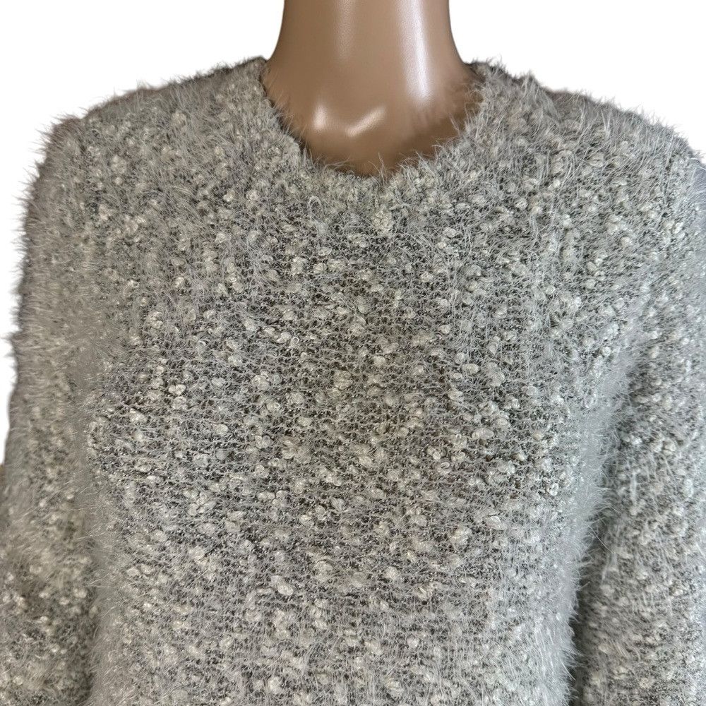 Other Katsumi Grey Knit Fuzzy Sweater Tunic Size S Size S / US 4 / IT 40 - 2 Thumbnail