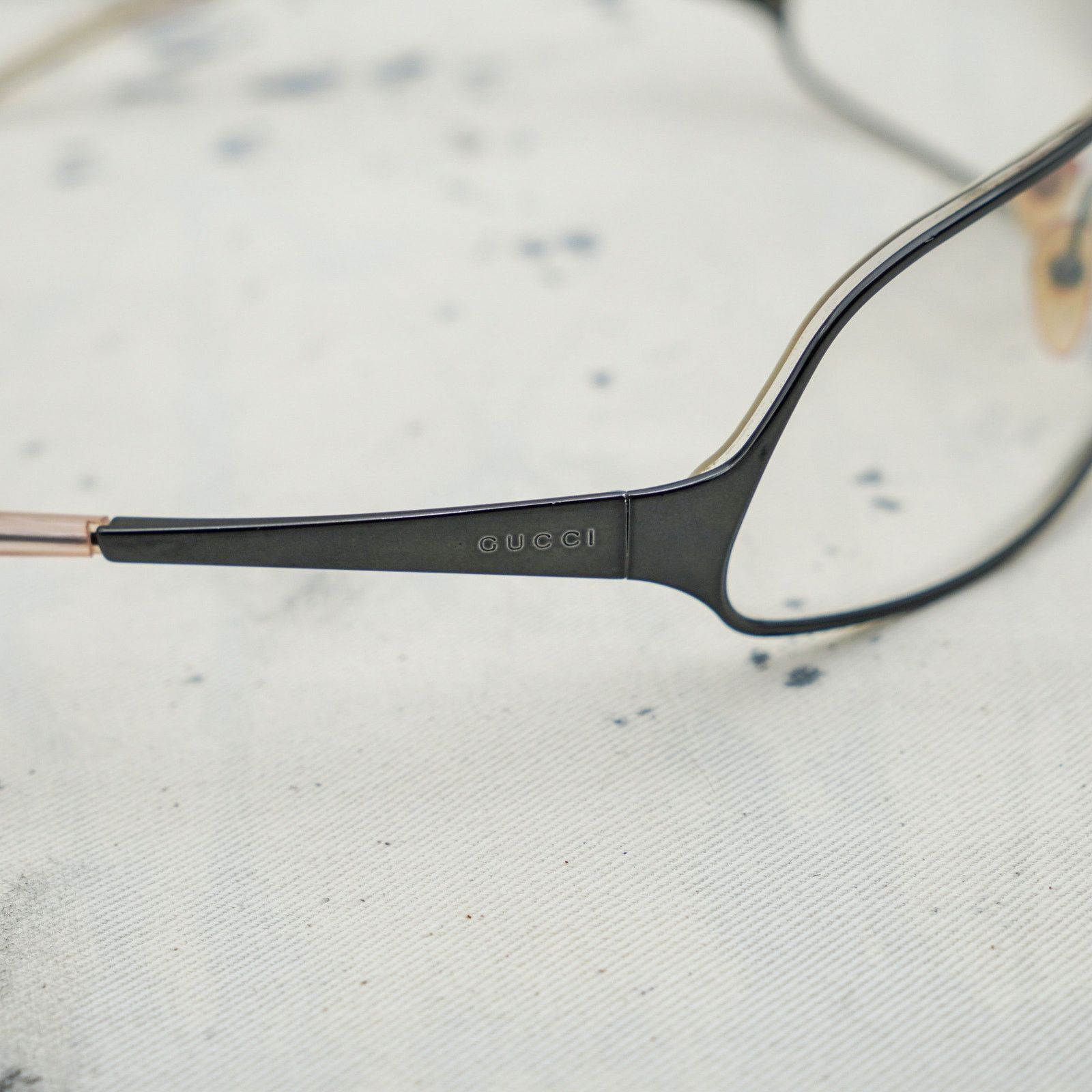 Gucci Gucci 1661 black wraparound mask shield logo y2k sunglasses Size ONE SIZE - 5 Thumbnail