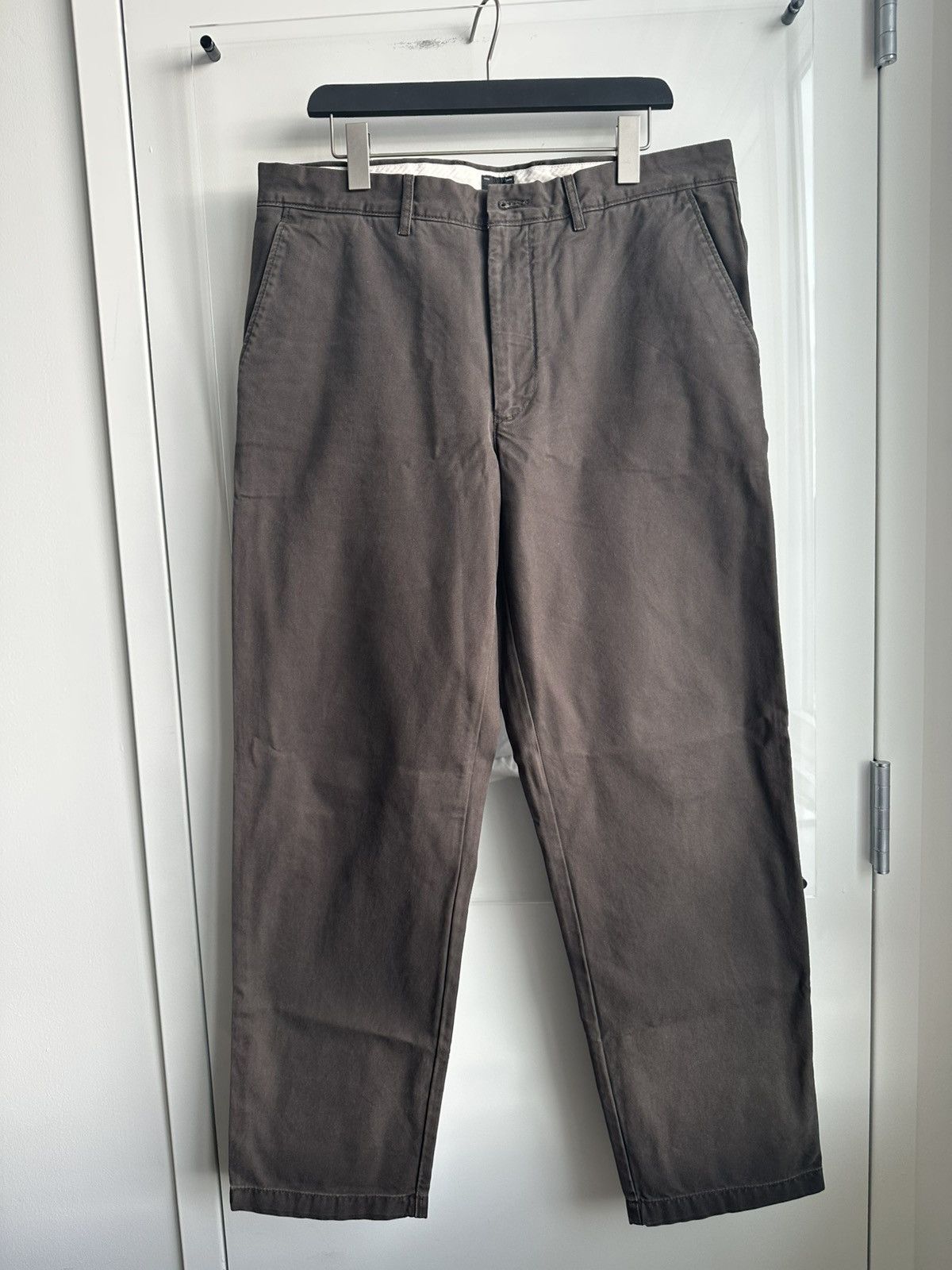 J.Crew Relaxed Fit Brown Chinos Size US 35 - 1 Thumbnail