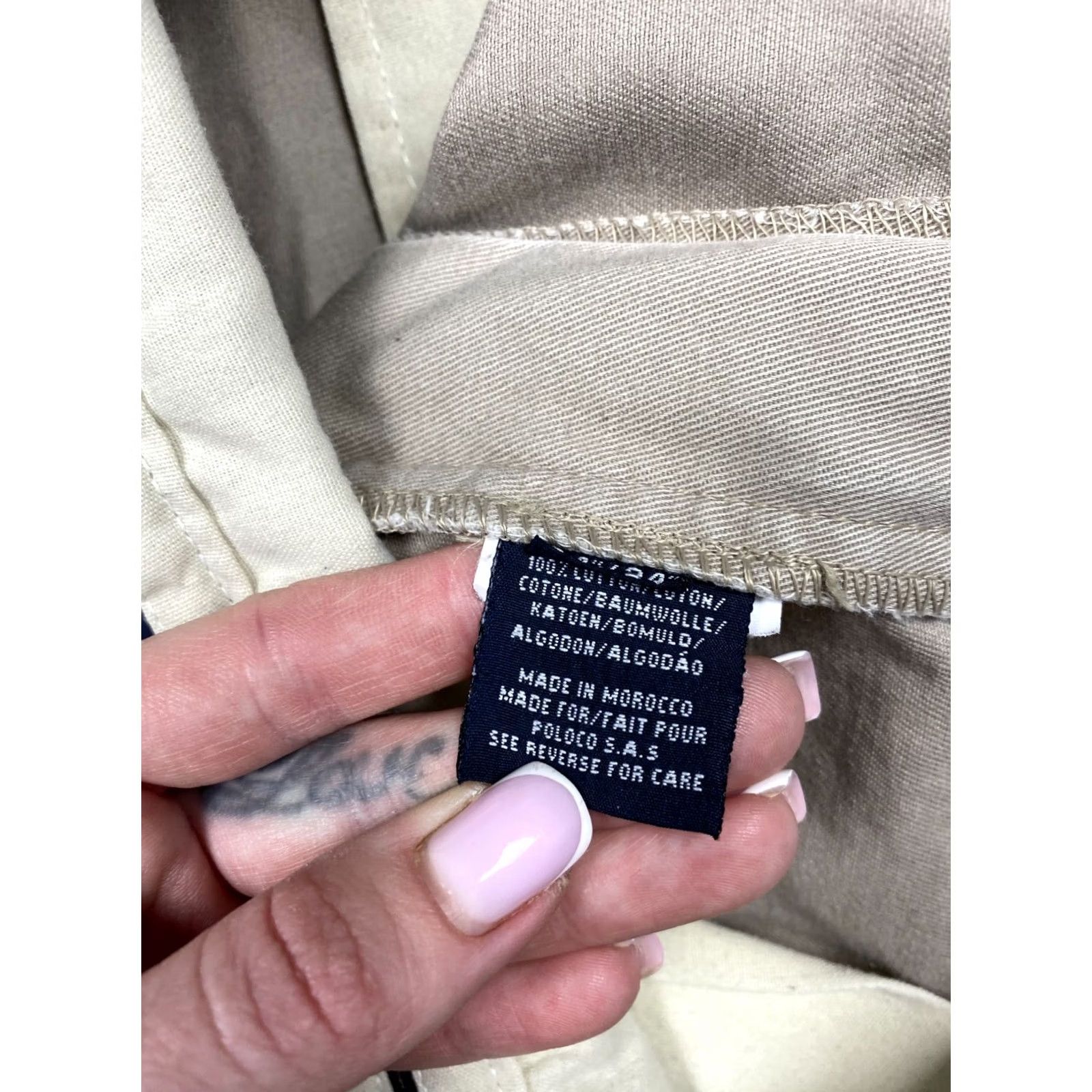 Polo Ralph Lauren Polo Ralph Lauren Mens Cargo Pants Size 34 Beige Multi Pockets Vintage Cargo Size US S / EU 44-46 / 1 - 7 Thumbnail