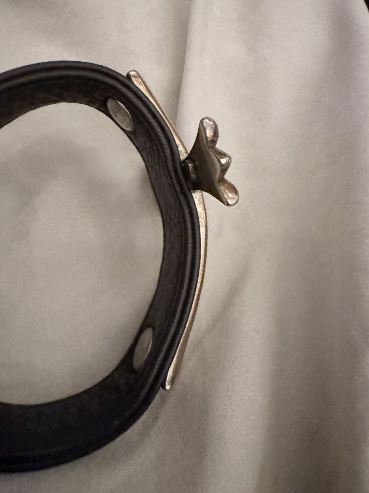 Chrome Hearts Chrome Hearts Cross Gunslinger Leather Bracelet Size ONE SIZE - 13 Thumbnail