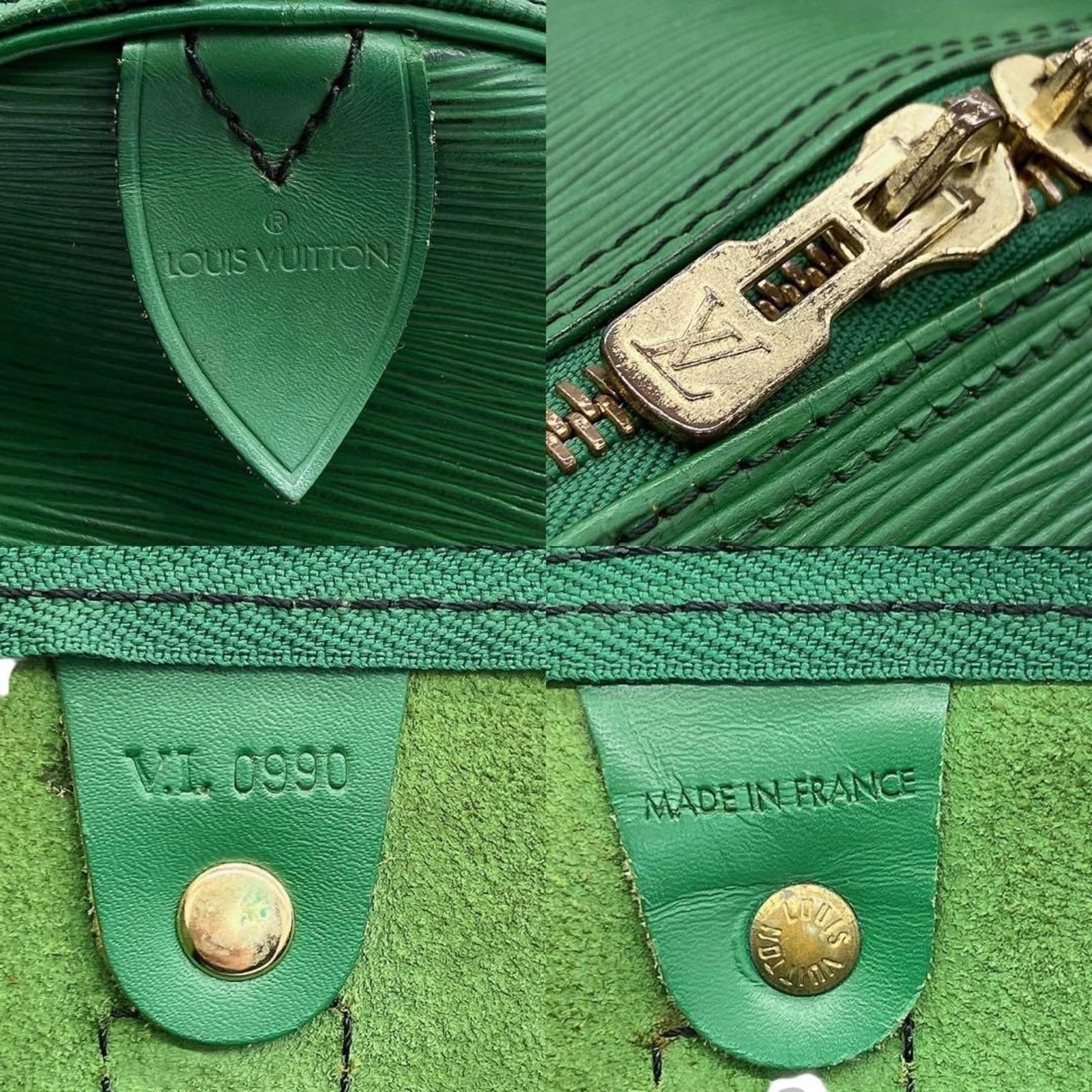 Louis Vuitton Louis Vuitton - Green Keepall 60 Travel Bag Size ONE SIZE - 7 Thumbnail