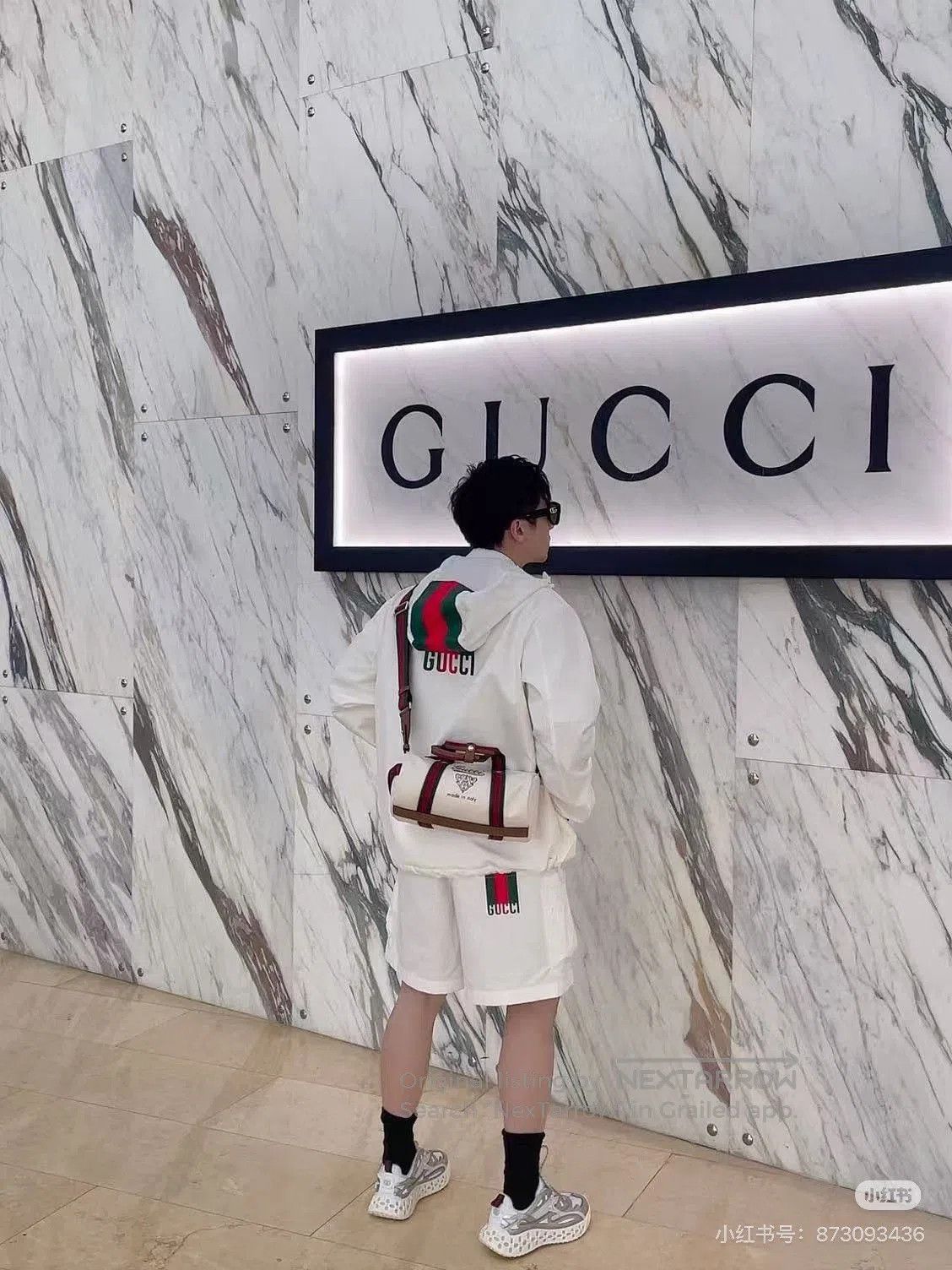 Gucci Gucci White Hooded Zip Jacket. Size US L / EU 52-54 / 3 - 2 Thumbnail
