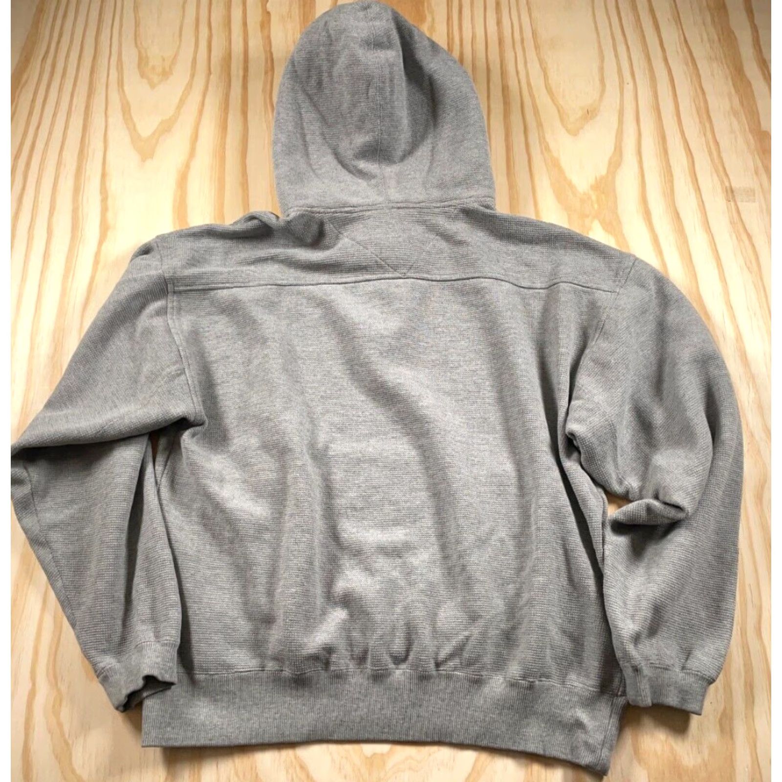 Vintage VINTAGE Cuffy's Cape Cod Hoodie Shirt Adult Medium Gray Heavy Pique Cotton Sweatshirt Embroidered Logo Mens Size US M / EU 48-50 / 2 - 2 Thumbnail