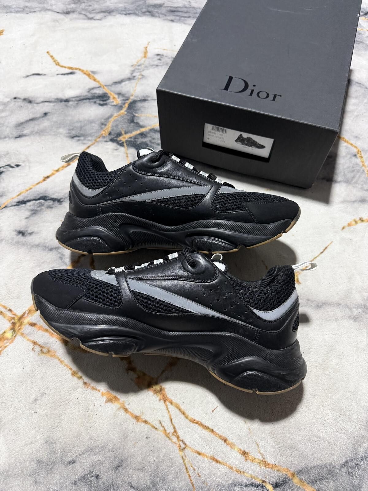 Dior Dior B22 Black Red Gum Bottom - Sz12US Size US 12 / EU 45 - 4 Thumbnail