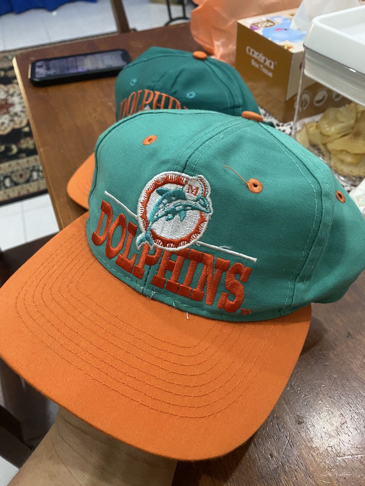 NFL Vintage NFL Dolphine Miami Snapback hat Size ONE SIZE - 1 Thumbnail
