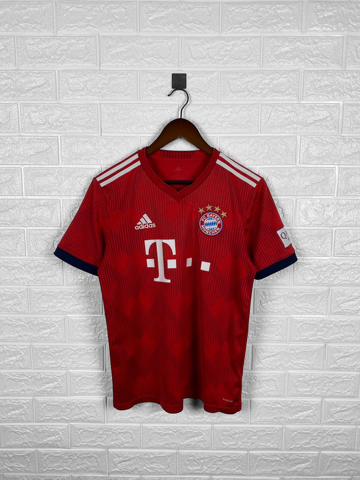 Pre-owned Adidas X Jersey Bayern Munchen 2018 2019 Football Soccer Jersey In Red