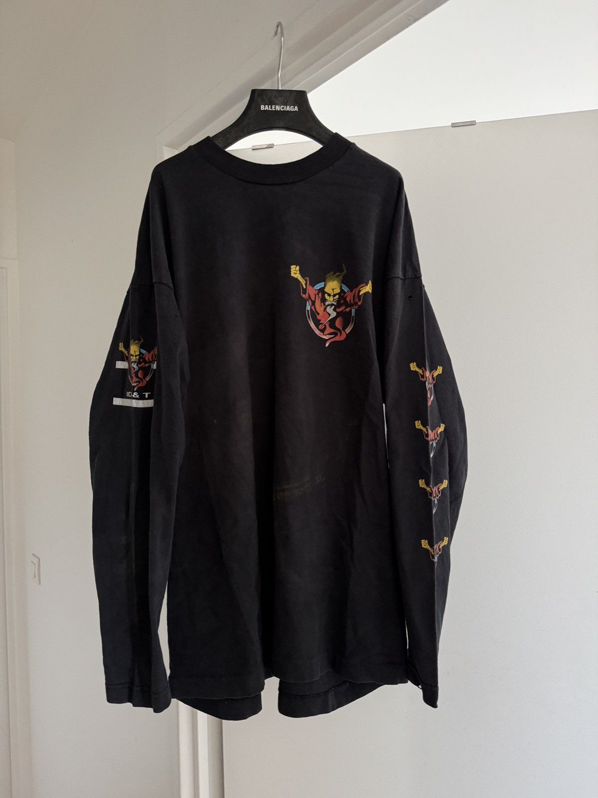 Thunderdome *RARE* VINTAGE 90s GABBER RAVE TECHNO THUNDERDOME DANCE DIE Size US XL / EU 56 / 4 - 2 Thumbnail