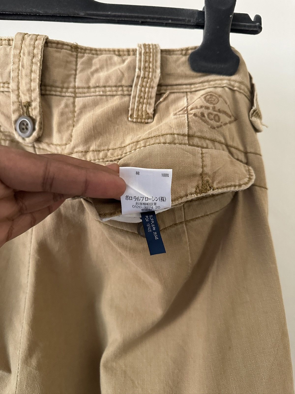 Polo Ralph Lauren 2000s Polo Ralph Lauren Multipocket Cargo Pant Size US 31 - 13 Thumbnail