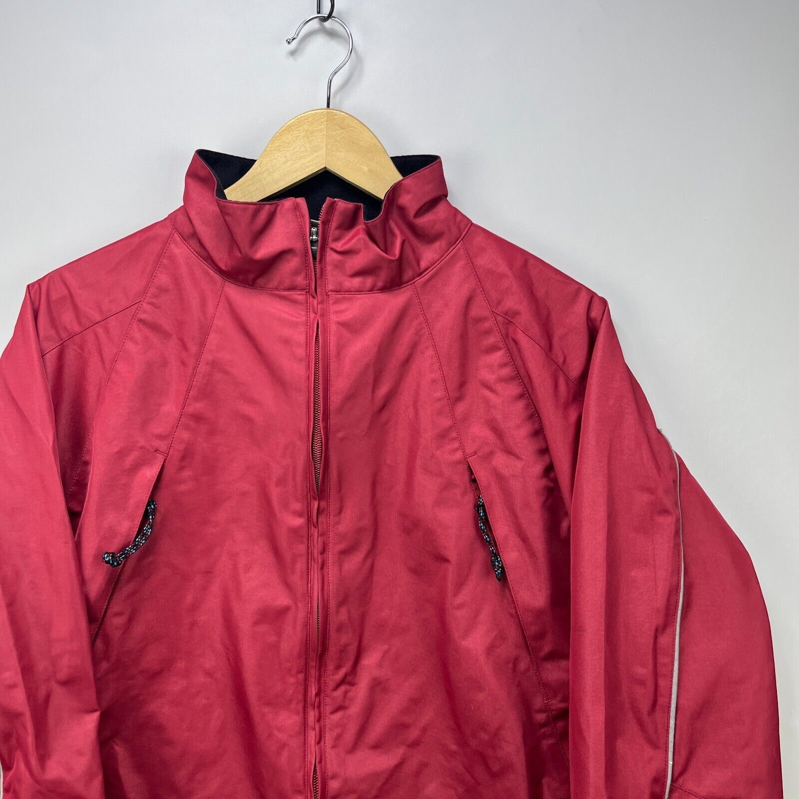 The North Face × Vintage Vintage 90s The North Face Windbreaker Jacket Size Large Red Size US L / EU 52-54 / 3 - 4 Thumbnail