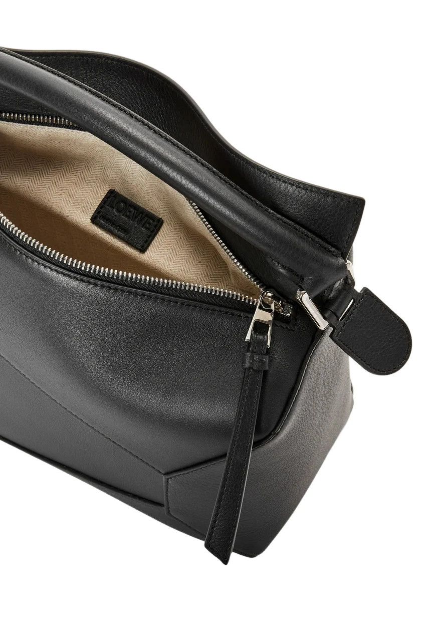 Loewe LOEWE Puzzle Medium Edge Black Leather Handbag New Size ONE SIZE - 5 Thumbnail