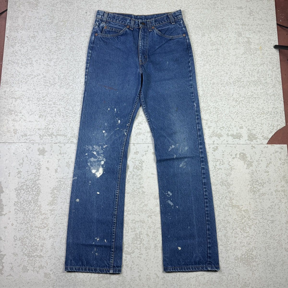 If Six Was Nine Vintage 80s Levis 517 Orange Tab Flared Denim Pant Size US 30 / EU 46 - 3 Thumbnail
