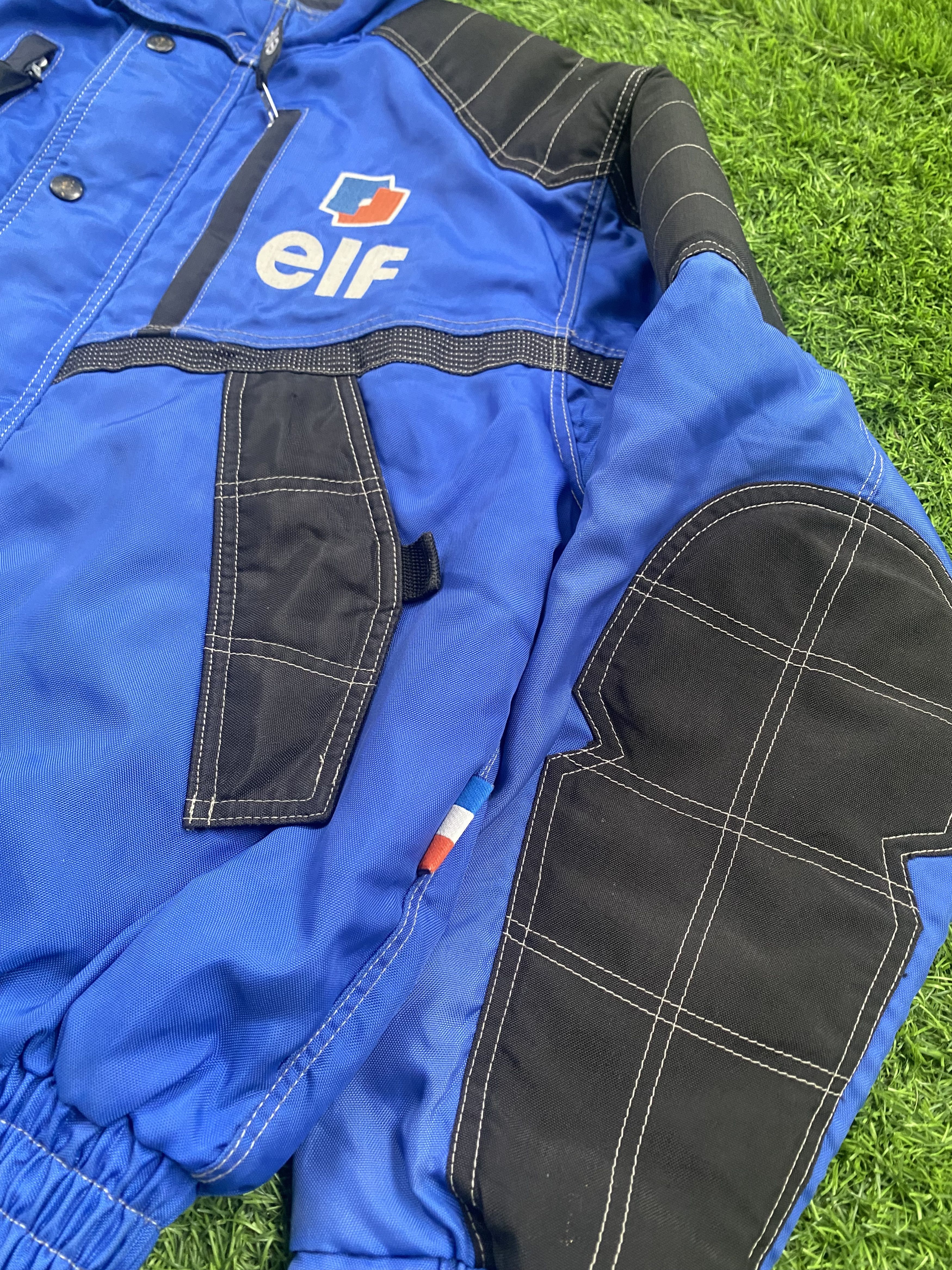 Japanese Brand Vintage Elf Bikers Riders Motorcycle Jacket Size US L / EU 52-54 / 3 - 3 Thumbnail