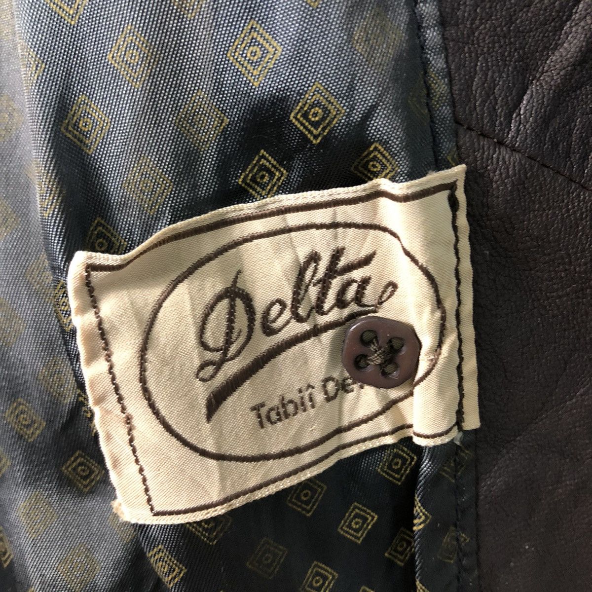 Japanese Brand 📌Vintage Leather Jacket Delta Double Breast Size US M / EU 48-50 / 2 - 19 Thumbnail