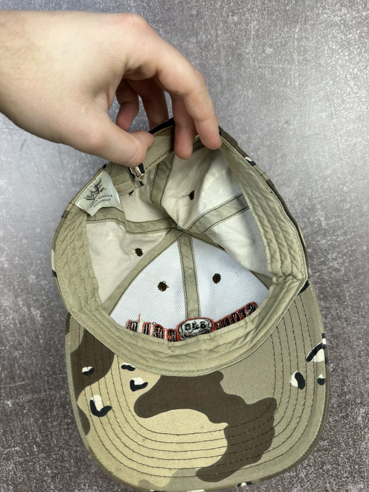 Vintage 90s Stone Cold Steve Austin Realtree Wrestling Hat Cap Size ONE SIZE - 8 Thumbnail