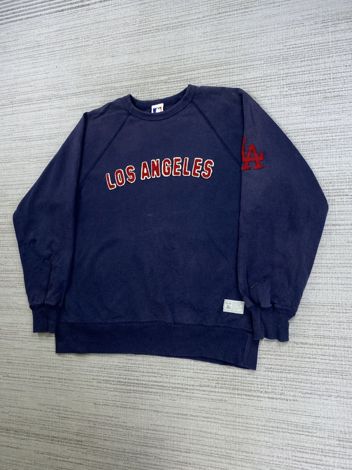 Los Angeles Apparel × MLB × Vintage Vintage MLB Los Angeles Spellout Sweatshirt Size US L / EU 52-54 / 3 - 4 Thumbnail
