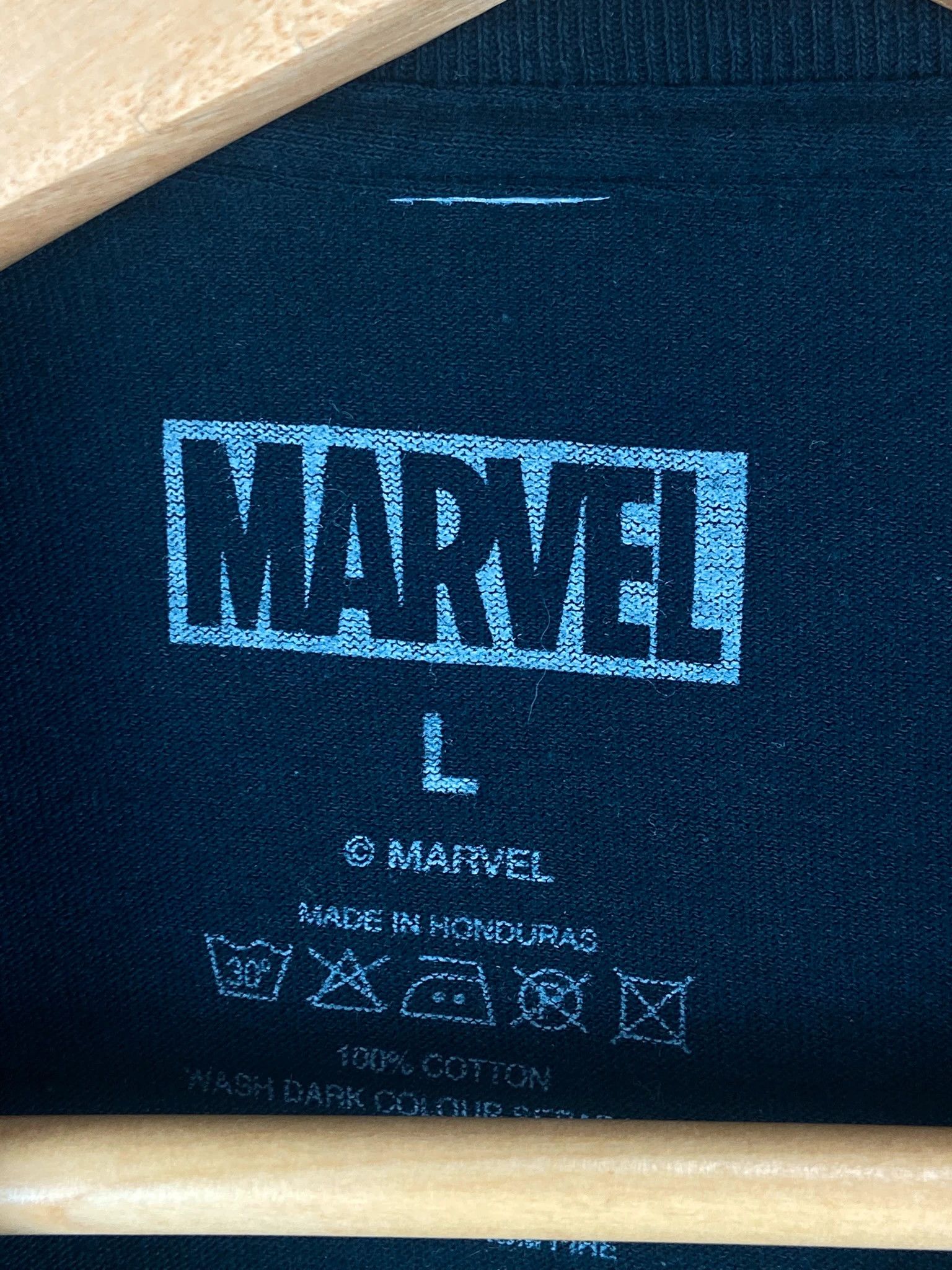 Marvel Comics Marvel Deadpool Breakfast Cereal Graphic Tee | Black L | Size US L / EU 52-54 / 3 - 3 Thumbnail