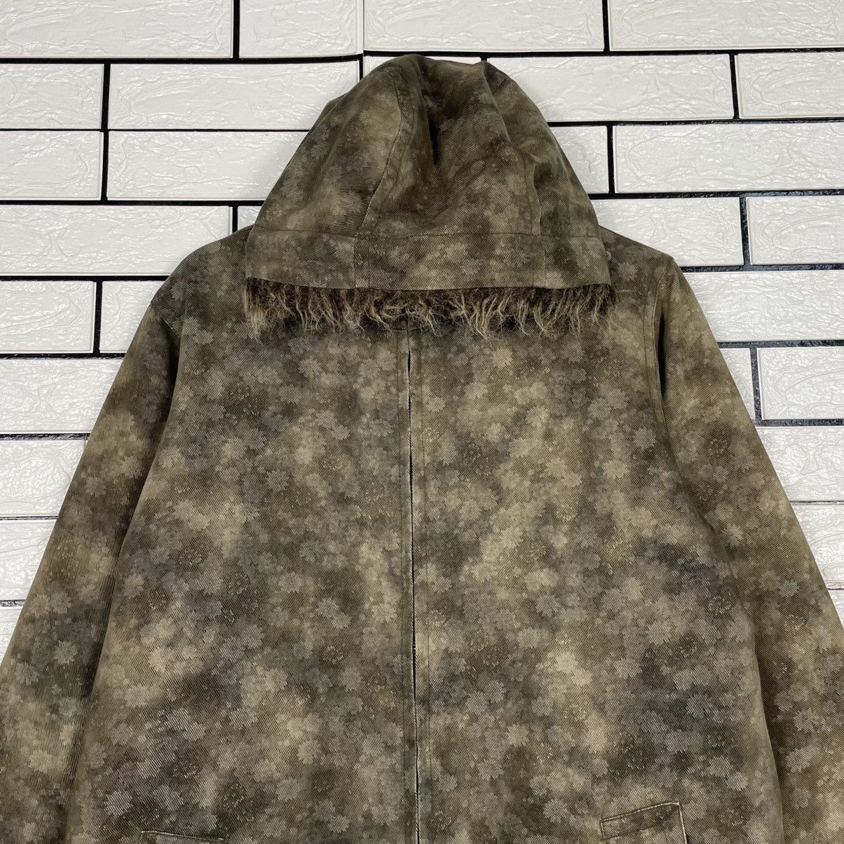 Japanese Brand Japanese Brand Grosbec Mottled Patern Hooded Jacket Size US M / EU 48-50 / 2 - 2 Thumbnail