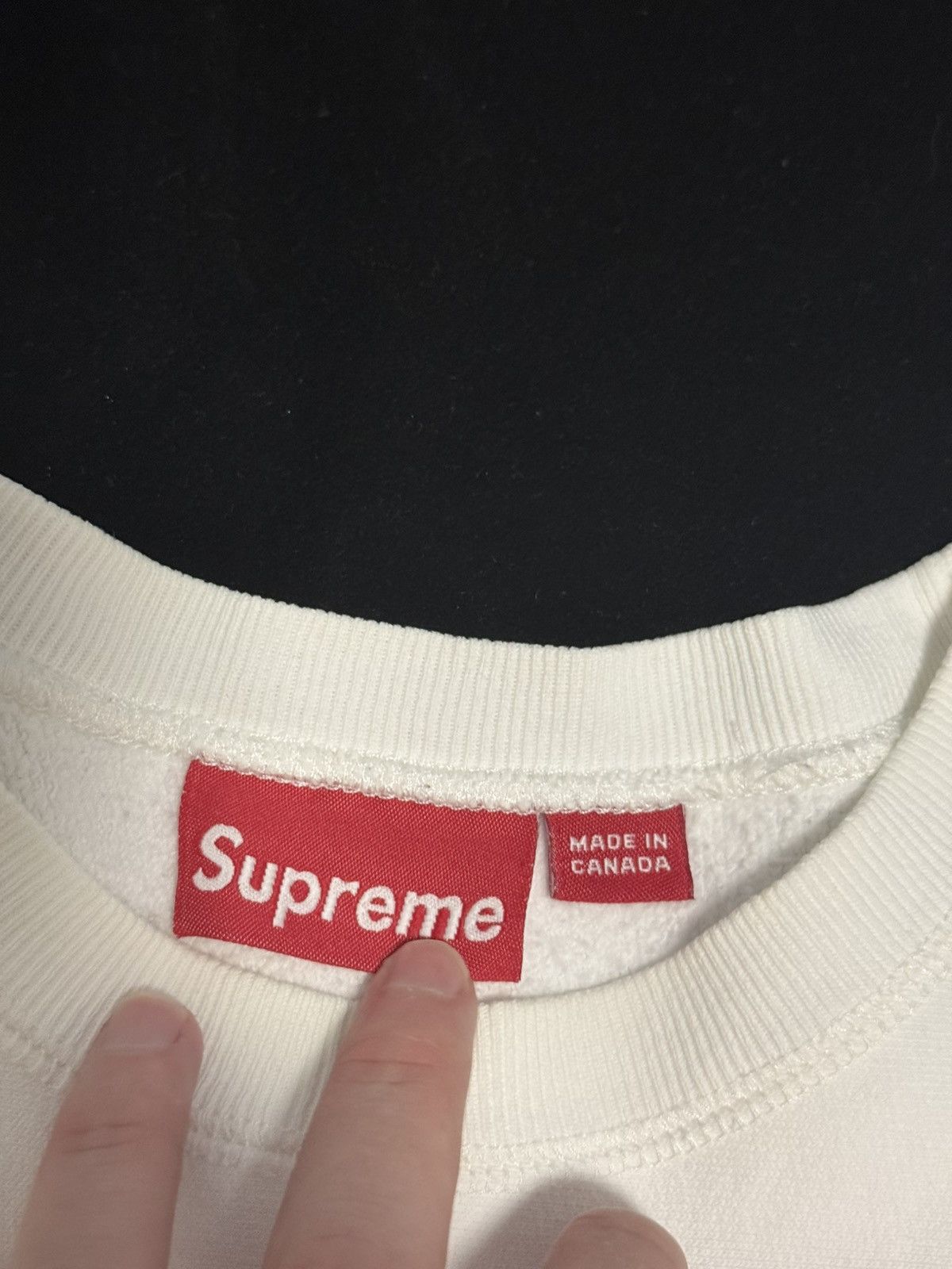 Supreme Supreme 2007 red on white box logo crewneck sweatshirt Size US XL / EU 56 / 4 - 2 Thumbnail