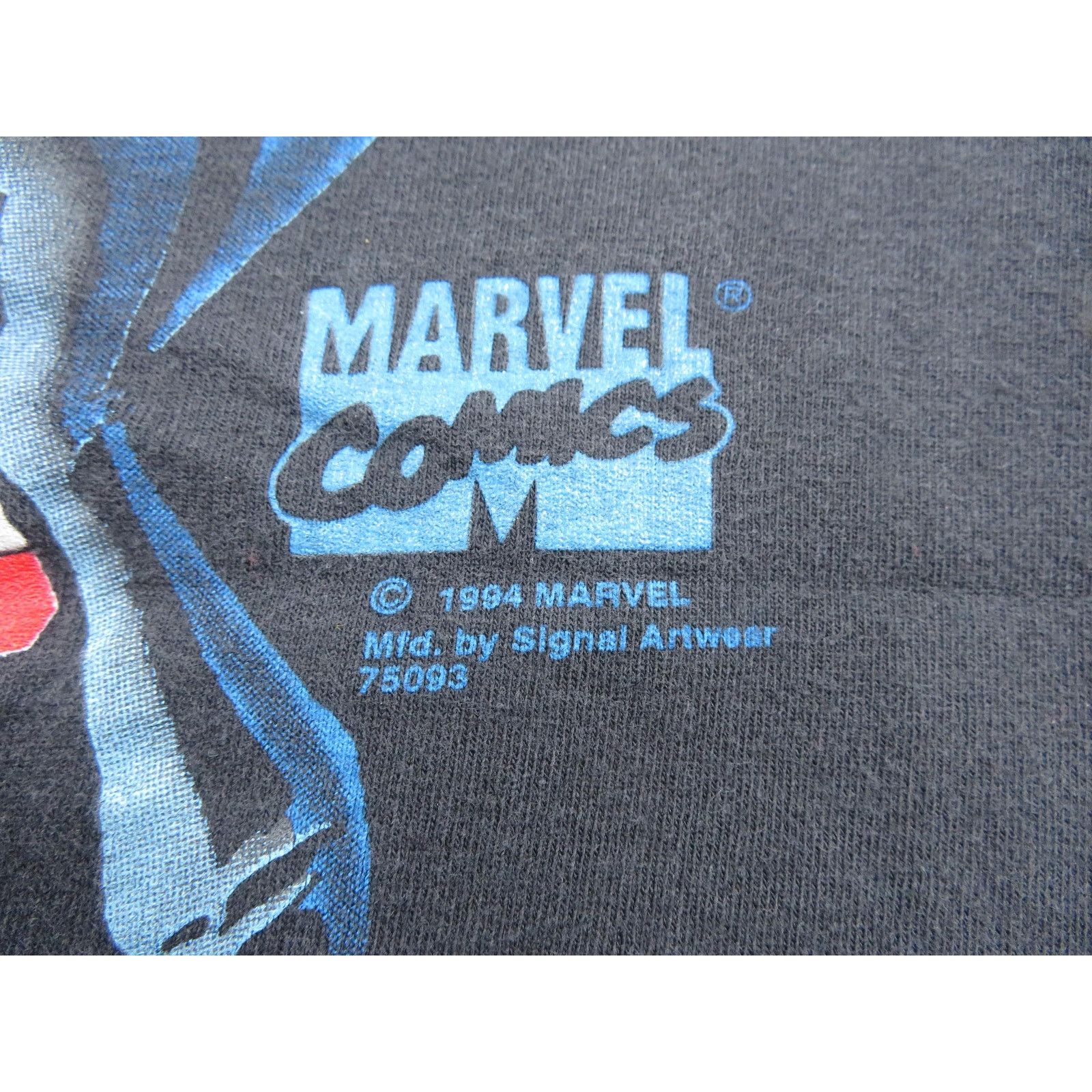 Signal Sport X-MEN Wolverine Mavel Comics T-Shirt Double Sided Sz L 1994 Size US L / EU 52-54 / 3 - 6 Thumbnail