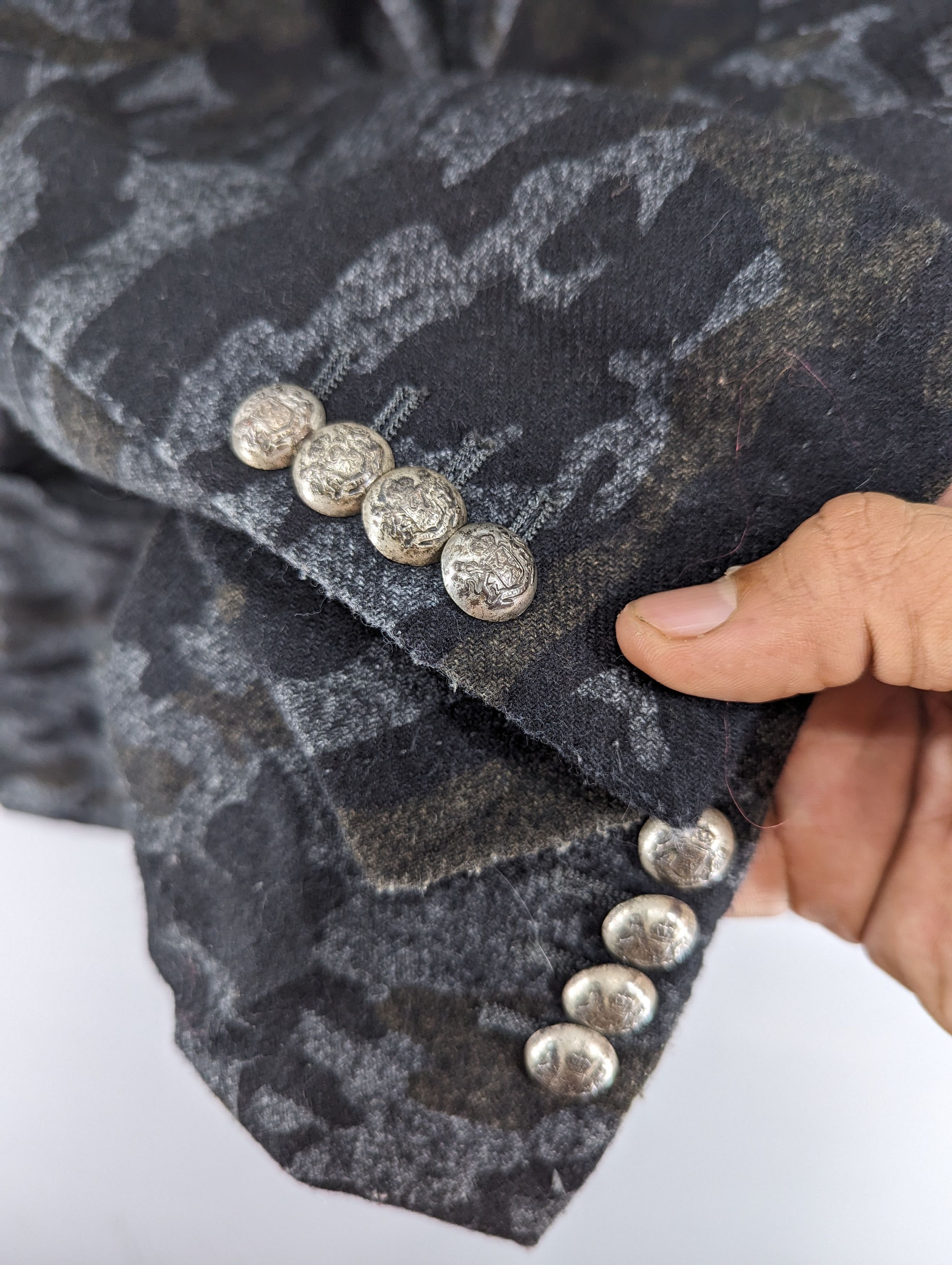 Tagliatore Tagliatore Italy Wool Camo Design Blazer Style Jacket Size US XS / EU 42 / 0 - 6 Thumbnail