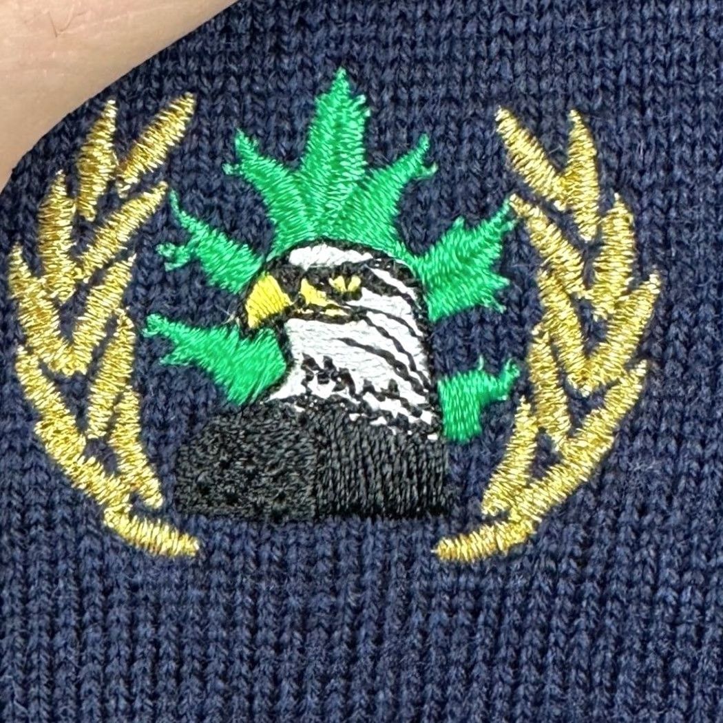 Peter Millar Peter Millar Sweater Vest Mens XL Navy Blue V-Neck Knit Lightweight Wool Embroidered Crest Business Casual Golf Size US XL / EU 56 / 4 - 5 Thumbnail