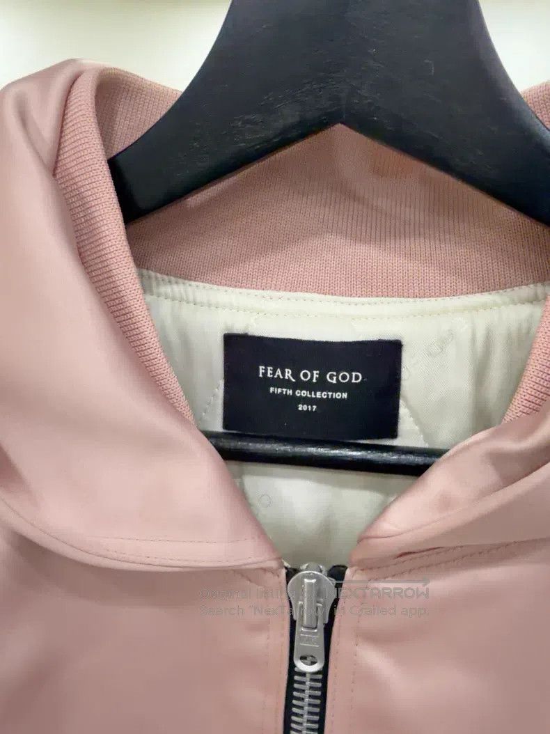 Fear of God Fear of God Pink satin hooded jacket Size US M / EU 48-50 / 2 - 2 Thumbnail