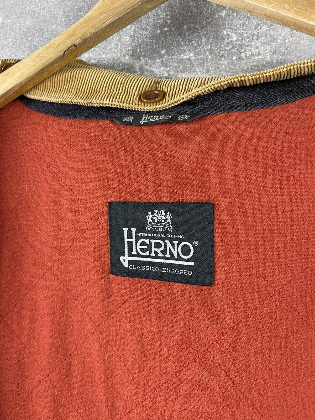 Herno Herno Quilted Wool Grey Classic Jacket Size US L / EU 52-54 / 3 - 13 Thumbnail