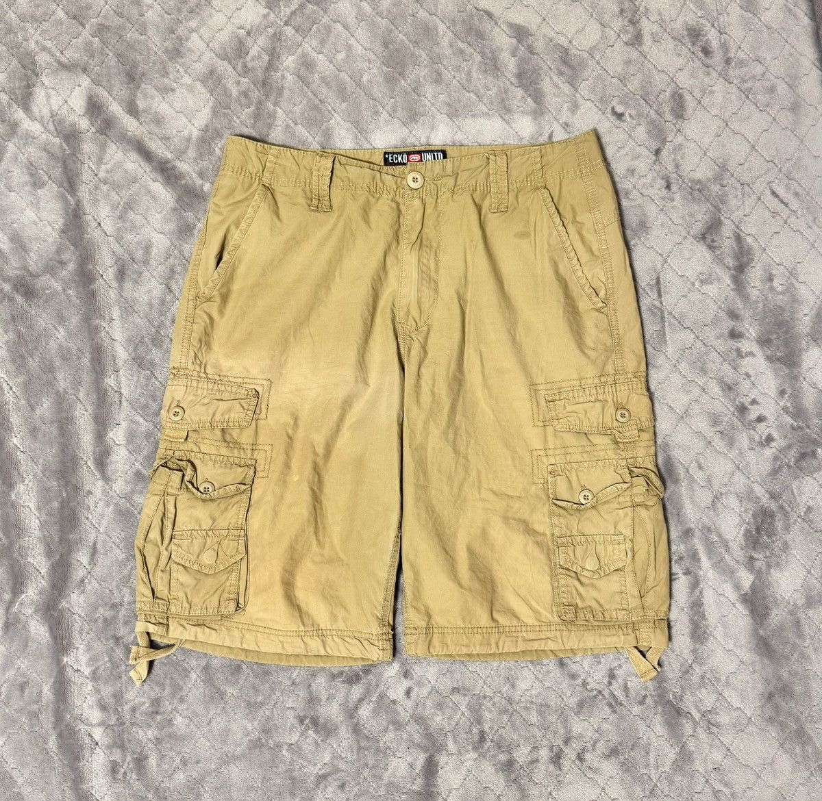 Ecko Unltd. × Vintage Vintage y2k Ecko Unltd Cargo Shorts Size US 34 / EU 50 - 1 Thumbnail