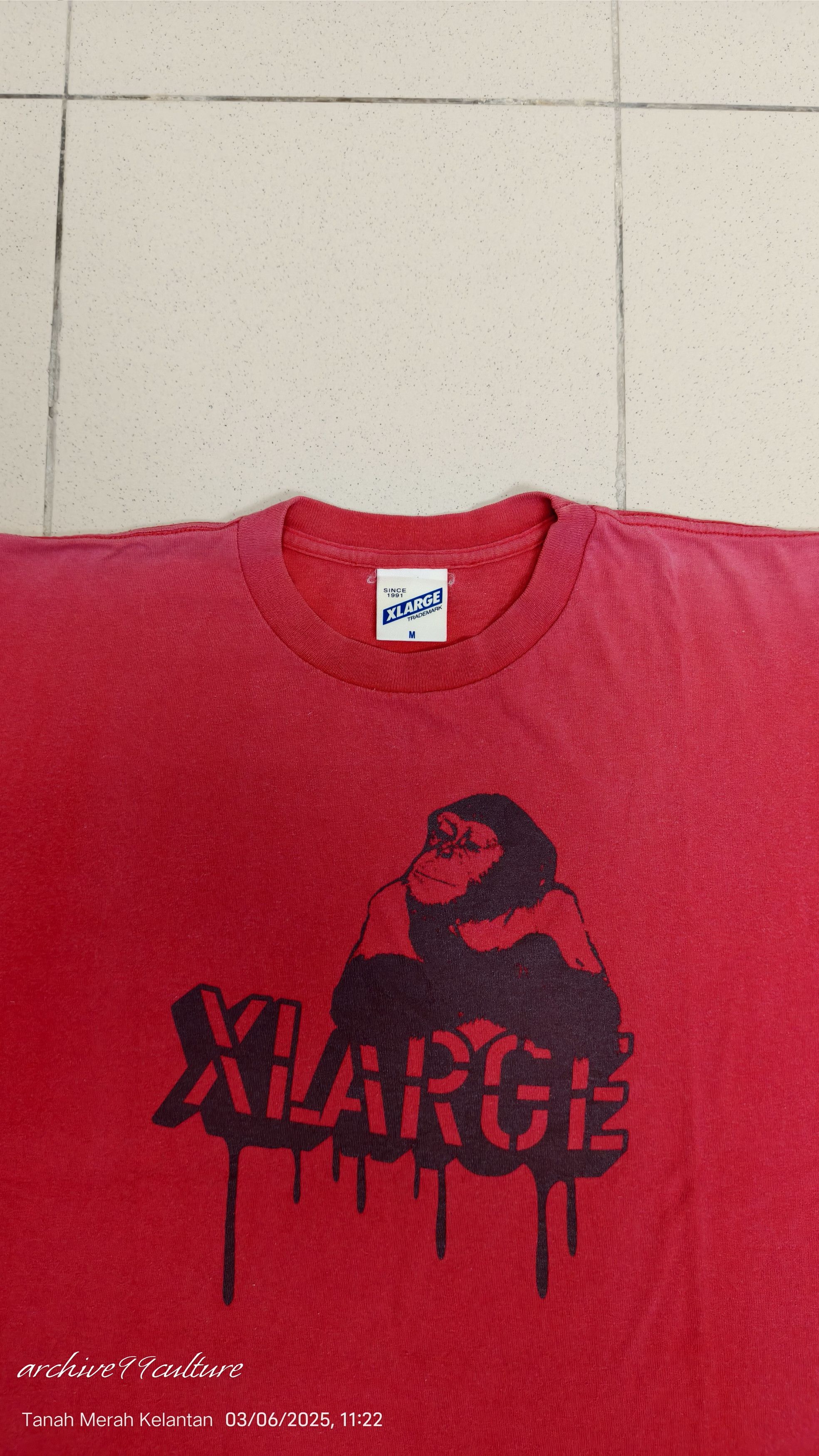 Vintage X Large Fade Red Tee Size US M / EU 48-50 / 2 - 6 Thumbnail