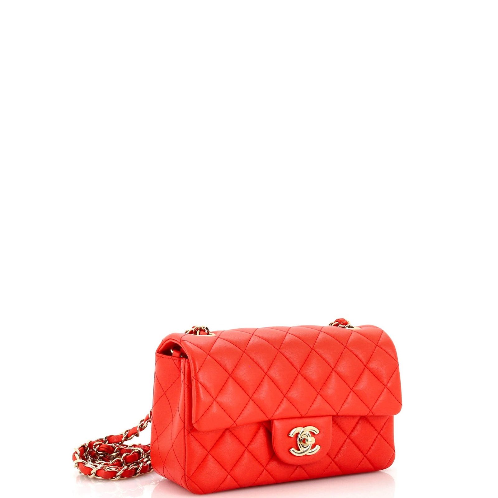 Chanel Classic Single Flap Bag Quilted Lambskin Mini Size ONE SIZE - 3 Thumbnail