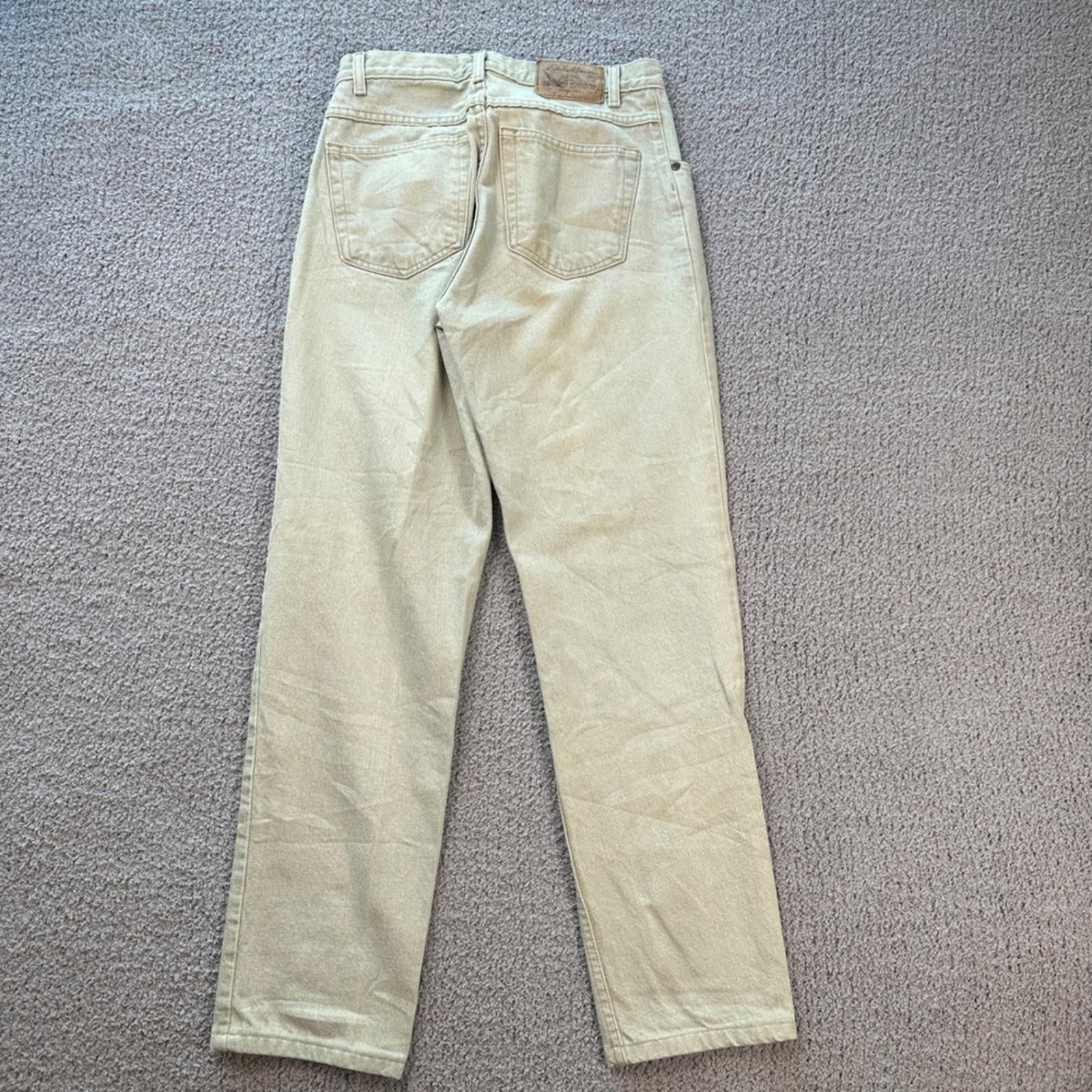 Eddie Bauer Vintage Eddie Bauer Mens Jeans 30 Made in USA! Khaki Size US 30 / EU 46 - 4 Thumbnail