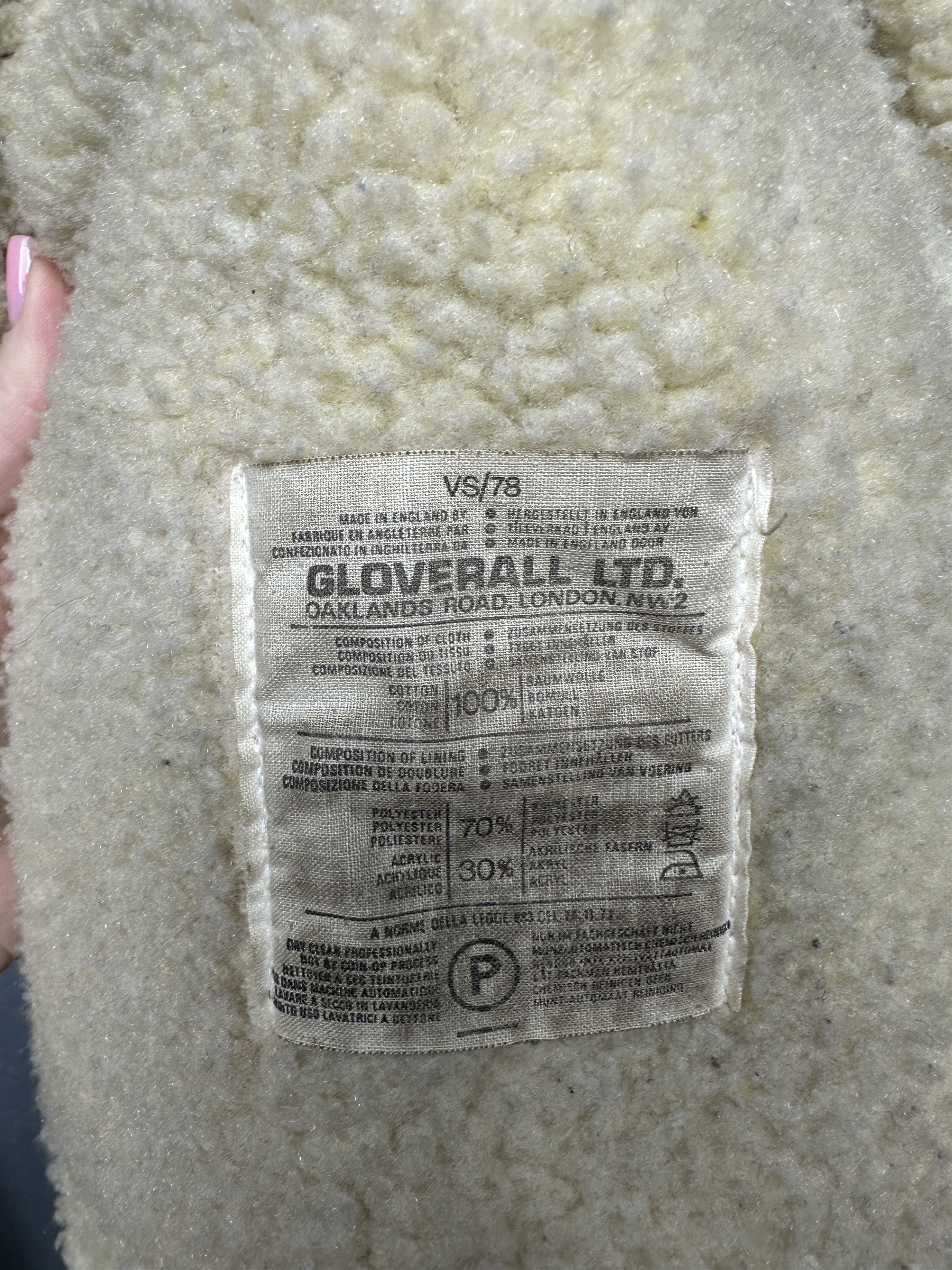 Gloverall Gloverall Mens Wool Sherpa Corduroy Duffle Coat Jacket Size US L / EU 52-54 / 3 - 6 Thumbnail