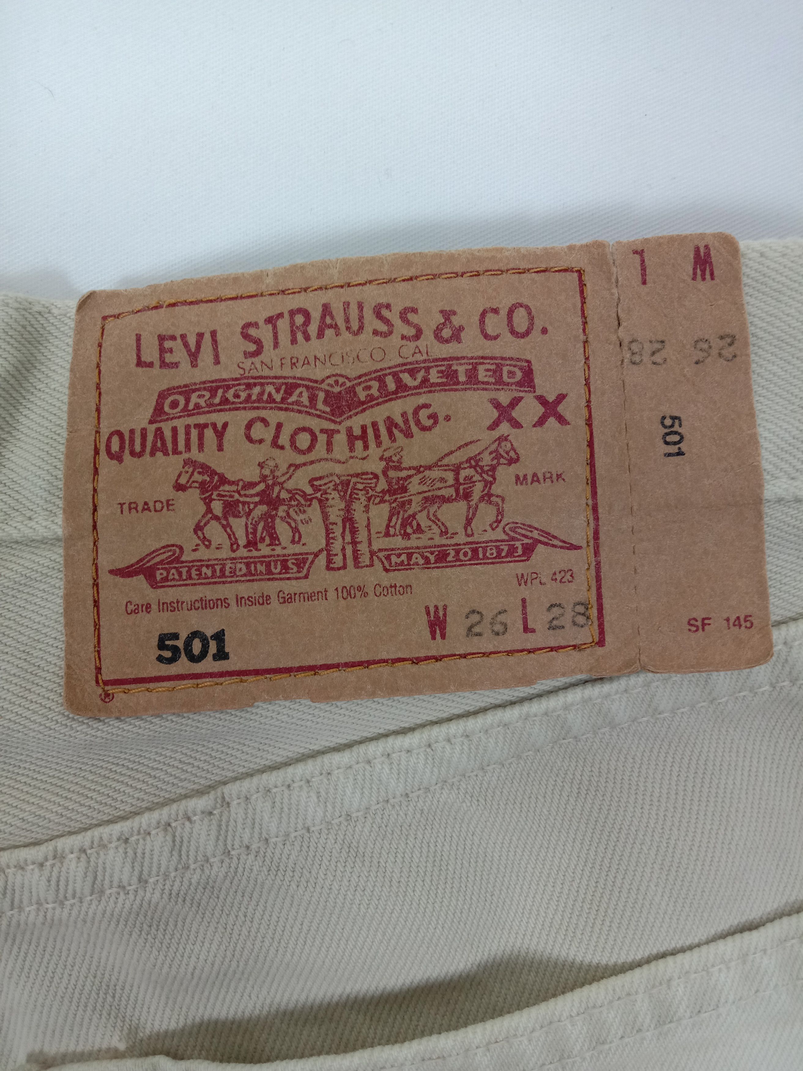 Levi's Vintage 90s Levi's 501 Jeans Buttons Fly Denim Size 26" / US 2 / IT 38 - 14 Thumbnail