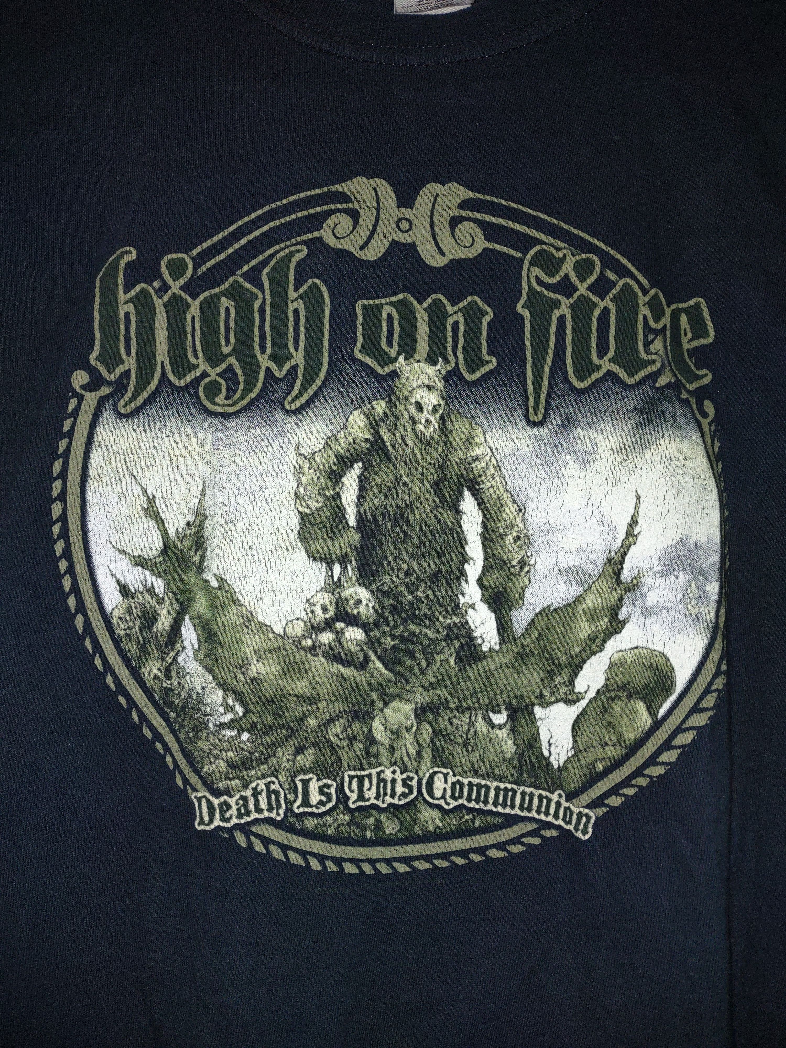 Band Tees × Vintage High on Fire - Death is this Communion album art shirt Size US S / EU 44-46 / 1 - 2 Thumbnail