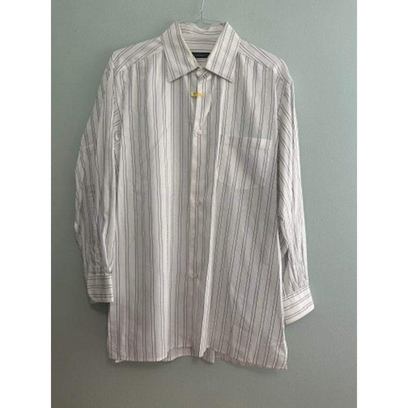 Ermenegildo Zegna Ermenegildo Zegna striped button down size XL Size US XL / EU 56 / 4 - 2 Thumbnail