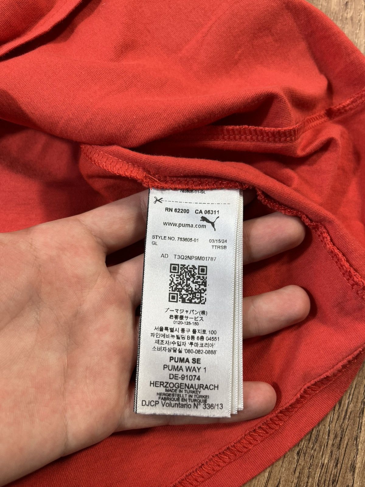 Ferrari × Puma Puma Ferrari Racing Formula 1 Auto Promo T Shirt Size US L / EU 52-54 / 3 - 7 Thumbnail