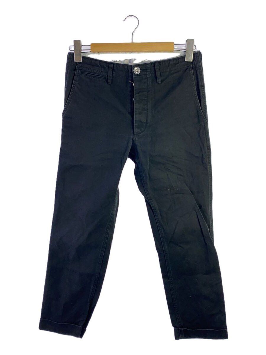 Visvim Black Cotton Straight Pants Size US 26 / EU 42 - 1 Thumbnail