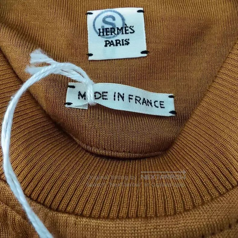 Hermes Hermes Orange Cashmere Knit Dress Size XS / US 0-2 / IT 36-38 - 3 Thumbnail