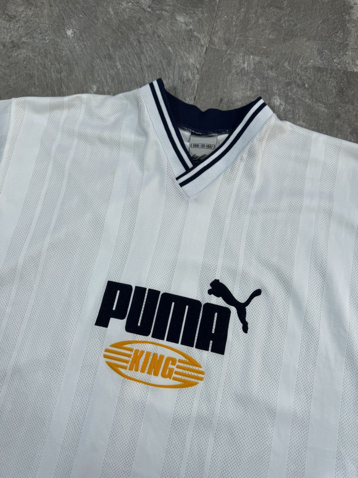 Puma Puma King Vintage 90s Big Logo Soccer Jersey Shirt Size S Size US S / EU 44-46 / 1 - 2 Thumbnail