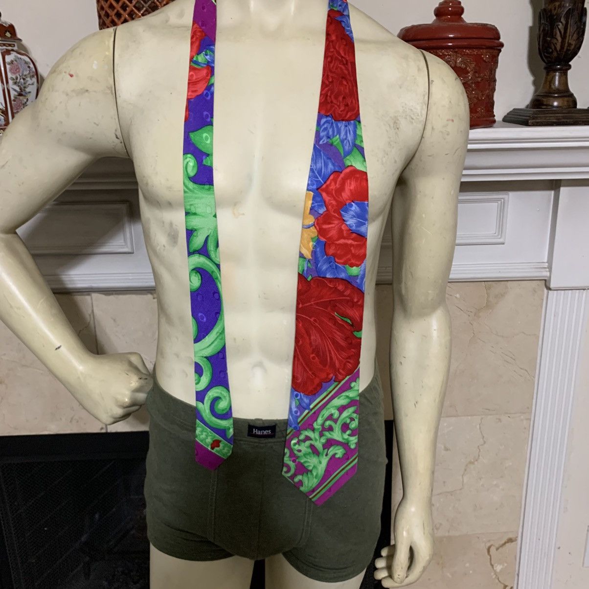 Versace V2 by Versace Floral silk tie Size ONE SIZE - 2 Thumbnail