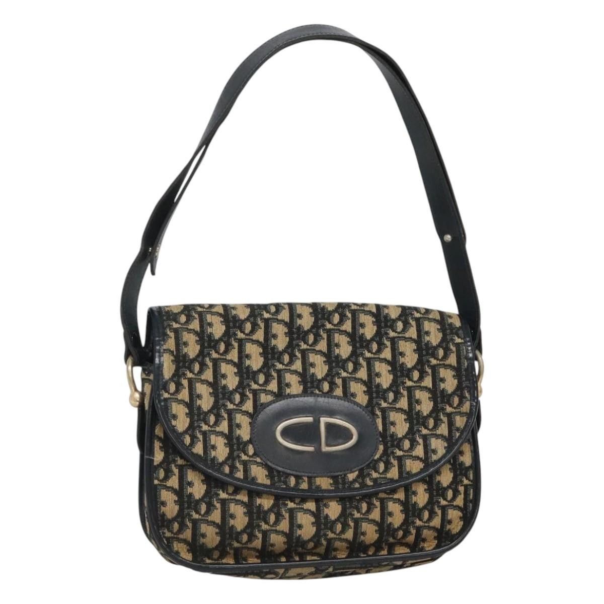 Dior Christian Dior Vintage CD Logo Shoulder Bag Leather Size ONE SIZE - 1 Thumbnail